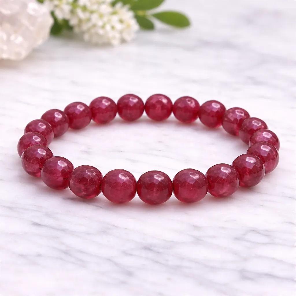 Ruby Quartz Bracelet